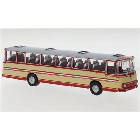 Brekina 59938 Buss Fleischer S5, röd/beige, 1973