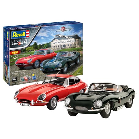 Revell 05667 Gift Set Jaguar 100th Anniversary