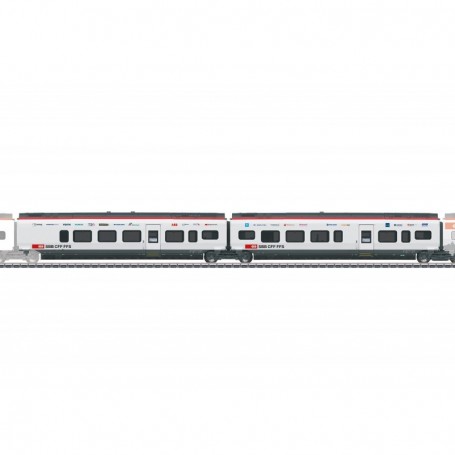 Märklin 43467 Add-On Car Set 2 for the Class RABe 501 Giruno