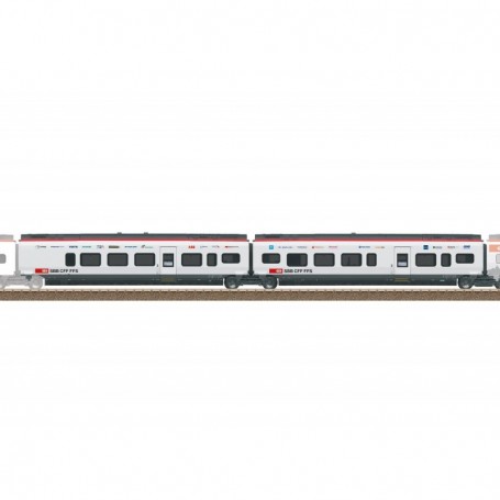 Trix 23285 Add-On Car Set 2 for the Class RABe 501 Giruno