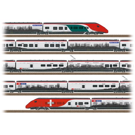 Trix 25811 Class RABe 501 Giruno High-Speed Rail Car Train