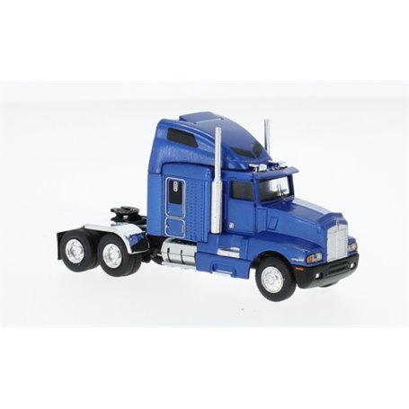 Brekina 85925 Dragbil Kenworth T 600, metallic-blue/black 1984