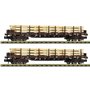 Fleischmann 6660048 2-piece set: Stake wagons, ÖBB