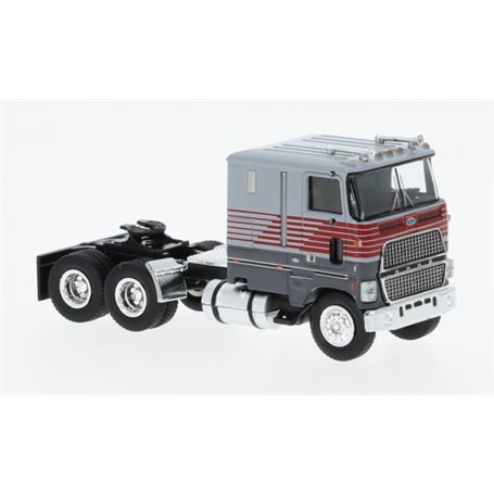 Brekina 85856 Dragbil Ford CLT 9000, grey/red 1978