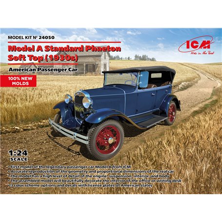 ICM 24050 Model A Standard Phaeton Soft Top (1930s)