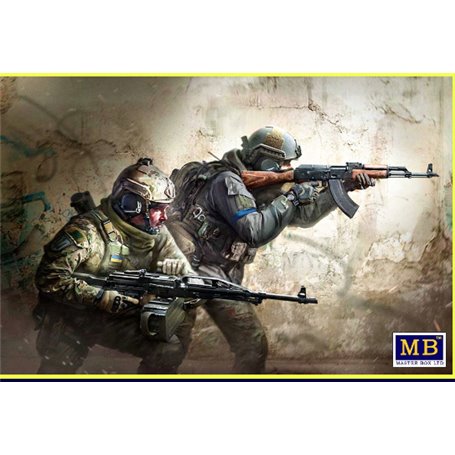 Master Box 35225 Figurer Russian-Ukrainian War Series "Defence of Kharkiv, March 2022