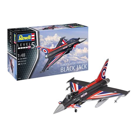 Revell 03820 Flygplan Eurofighter Typhoon "Black Jack“