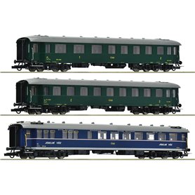 Roco 6200036 Personvagnsset 3 piece set 1: Express train coaches, CSD