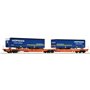 Roco 6600072 Articulated double-pocket wagon, Wascosa