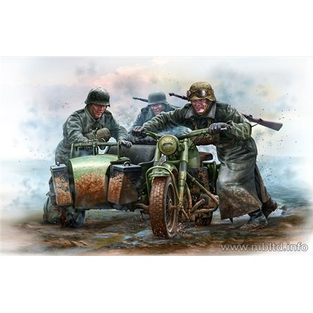 Master Box 35178 German Motorcyclists, WWII era