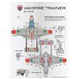 Pilot Replicas 48A006 Flygplan Vampire Trainer J28 C Swedish Air Force