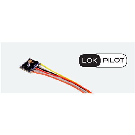 ESU 59110 LokDekoder LokPilot 5 FX Micro DCC/MM/SX, 8-Pin NEM652