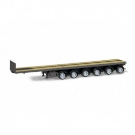 Herpa 076715-005 Nooteboom ballast trailer 6axles, grey