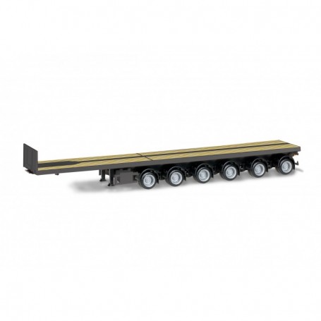 Herpa 076715-005 Nooteboom ballast trailer 6axles, grey