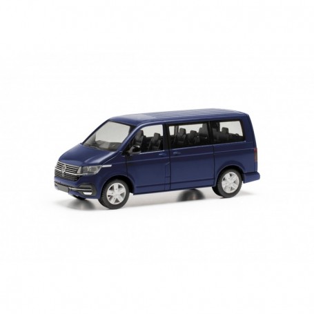 Herpa 096782-002 Volkswagen (VW) T6.1 Caravelle, deep ocean blue