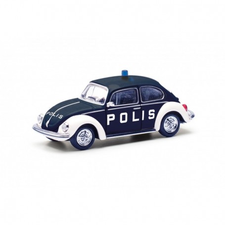 Herpa 097390 Volkswagen (VW) Käfer 1303 "Polis" (Sweden)