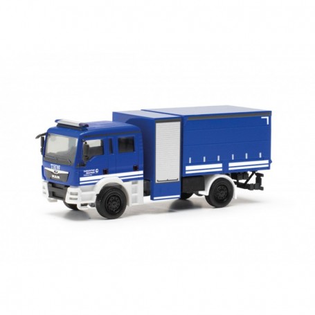 Herpa 097895 MAN TGM Multi-purpose equipment vehicle "THW Fürth" (Bavaria Fürth)