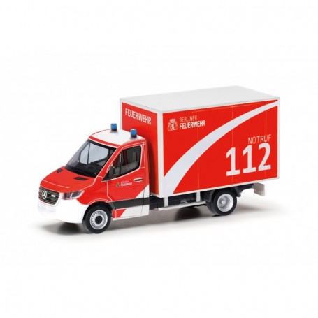 Herpa 097956 Mercedes-Benz Sprinter "18 box "Fire Brigade Berlin"