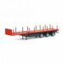 Herpa 076050-002 Nooteboom Teletrailer 3axles, red