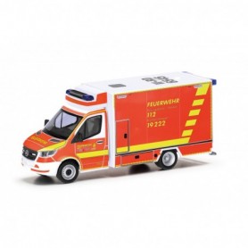 Herpa 097987 Mercedes-Benz Sprinter "18 rescue vehicle "fire brigade Wuppertal" (North Rhine-Westphalia Wuppertal)