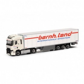 Herpa 317795 Renault T facelift refrigerated box semitrailer "Bernhard Land" (Lower Saxnoy Eystrup)