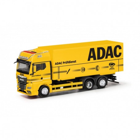 Herpa 317986 MAN TGX GX interchangeable box truck "ADAC testing service" (Bavaria Munich)