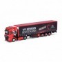 Herpa 318075 MAN TGX GX curtain canvas semitrailer truck "Genthner We move Germany" (Baden-Wuerttemberg Oberderdingen)