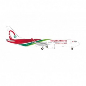 Herpa Wings 537797 Flygplan Royal Air Maroc Boeing 737 Max 8 - CN-MAX