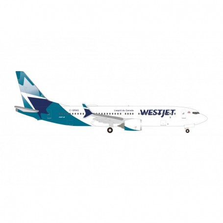 Herpa Wings 537803 Flygplan Westjet Boeing 737 Max 8 - C-GRAG