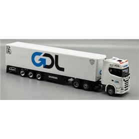 AH Modell AH-986 Bil & Trailer Scania S Aero eurotrailer "GDL"