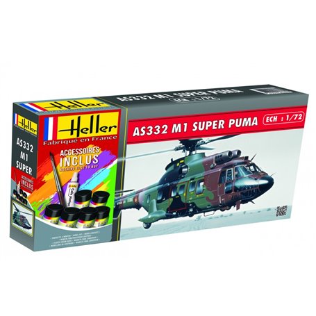 Heller 56367-1 Helikopter AS332 M1 Super Puma "Gift Set"