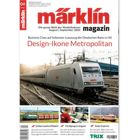 Märklin 399021 Märklin Magazin 4/2024 Tyska