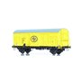 Dekas DK-872316 Godsvagn ASG, SJ Ge 550 276, yellow, approx 1954-68