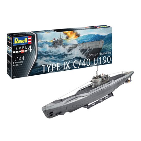 Revell 05167 Ubåt German Submarine Type IX C-40 U190