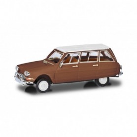 Herpa 038959 Citroën AMI 6 Break, brown (roof white)