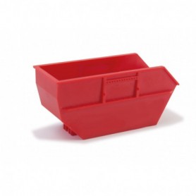 Herpa 054614 Skip tray 15m³ for AK16, red (2 pieces)