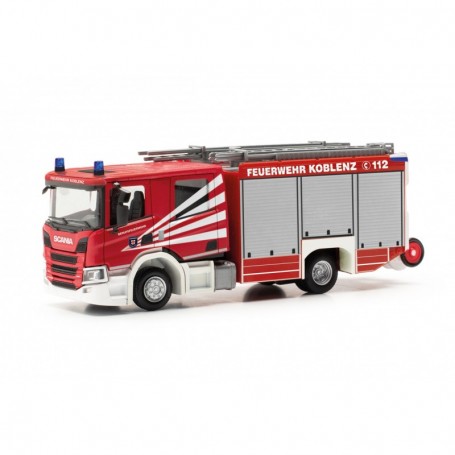 Herpa 098137 Scania Crewcab CP28 fire rescue truck "Fire Brigade Koblenz"