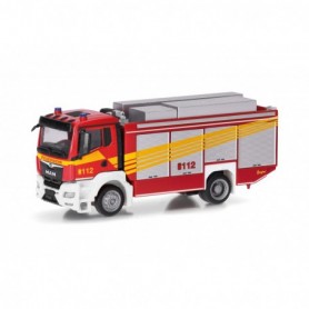 Herpa 098144 MAN TGS NN RW2 fire engine "fire brigade"