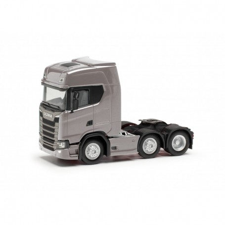 Herpa 307543-004 Scania CS 20 HD 6x2 rigid tractor, gray