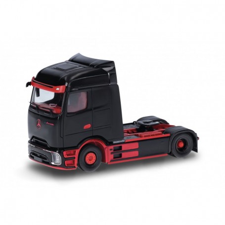 Herpa 318211 Mercedes-Benz eActros 600 Procabin rigid tractor 2axles, black red