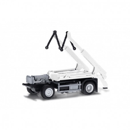 Herpa 085878 Parts service. Truck chassis 2axles Mercedes-Benz (without cabin) skip loader AK12, 2 pieces