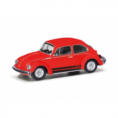 Herpa 421119 Volkswagen (VW) Käfer 1303 "CITY", ibiza red