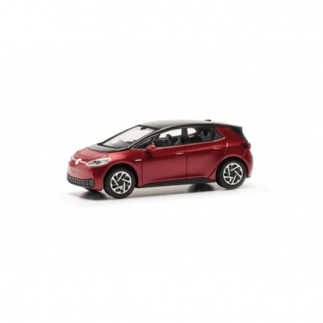 Herpa 431101 Volkswagen (VW) ID. 3, kings red metallic (roof black)