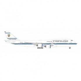 Herpa Wings 538046 Flygplan Kuwait Government Boeing 747-8 BBJ