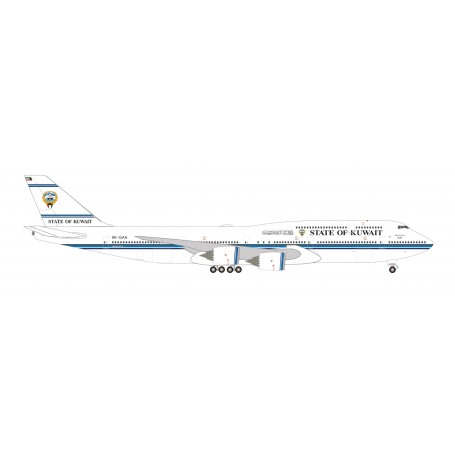 Herpa Wings 538046 Flygplan Kuwait Government Boeing 747-8 BBJ