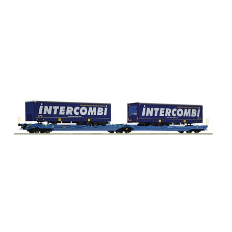 Roco 6600035 Articulated double-pocket wagon T3000e, EUROWAGON