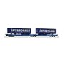 Roco 6600035 Articulated double-pocket wagon T3000e, EUROWAGON