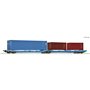 Roco 6600036 Articulated double-pocket wagon T3000e, NACCO