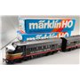 Märklin 3129-4129 Diesellok klass F7 svart "Southern Pacific" driftnummer 6329