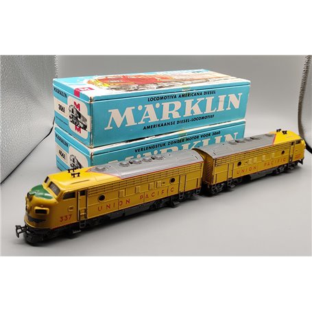 Märklin 3061-4061 Diesellok klass F7 gul "Union Pacific" driftnummer 337